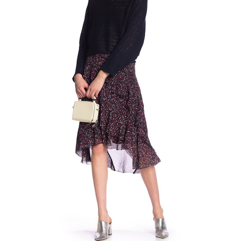 NWT Joie 100% Silk Ruffled Skirt | Flowy for Parties & Events - Picture 8 of 13